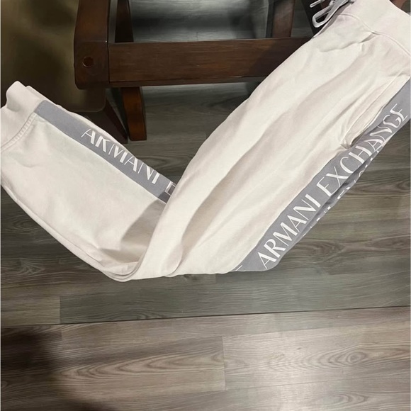 Armani Exchange Beige Joggers - Picture 1 of 4